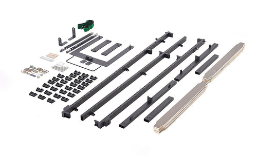 King-single DIY Wall Bed Hardware Kit with Gold handle – Frame & Mechanism for Custom Build