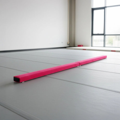 2.4m (8FT) Gymnastics Folding Balance Beam – Pink Training Equipment