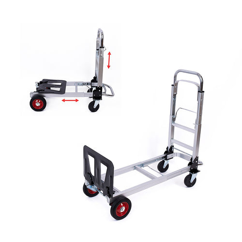 Aluminium Folding Hand Truck Trolley – Heavy Duty 180kg Dolly Cart
