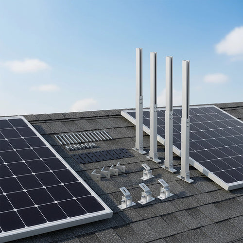 2 Set Adjustable Solar Panel Tilt Mount Brackets – Heavy Duty Frame