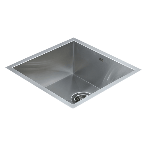 440x440mm Stainless Steel Handmade 1.2mm Sink with Waste in Stainless Steel 304 Finish