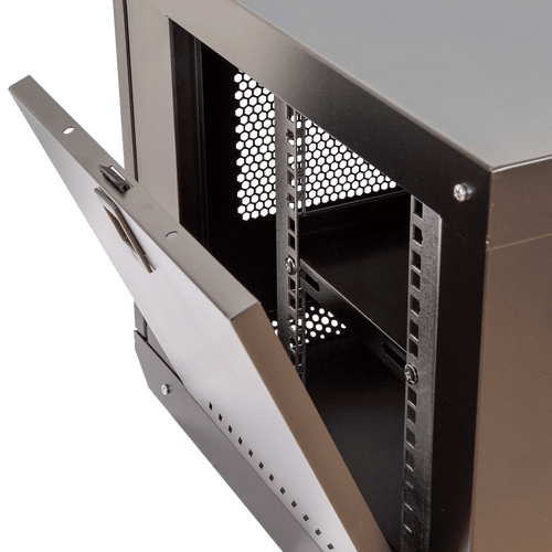 19" 6U Wall Mount Network DVR NVR Data Cabinet Enclosure