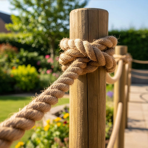 35m 100% Natural Jute Rope Twisted Decking Cord Garden Boating Sash Camping 32mm