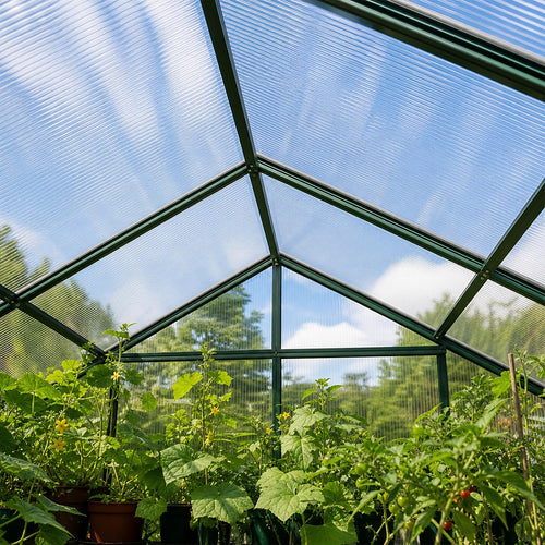 Polycarbonate Roofing Sheets Clear – UV Resistant Corrugated Roof Panels 610x1220mm (12 Pack Bulk Pack)