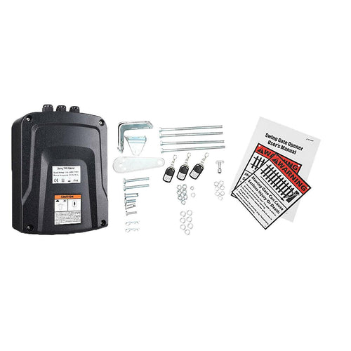 400KG Single Swing Auto Motor Remote Gate Opener Without Backup Solar