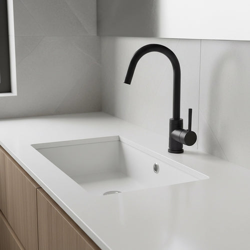 Kitchen Mixer Tap Faucet for Basin & Laundry Sink – Modern Black Finish