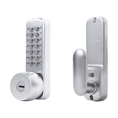 Mechanical Keyless Door Lock with Handle for Garage and Office