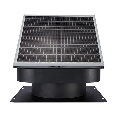 30W Solar Roof Vent Fan Exhaust for Home Garage & Van Ventilation