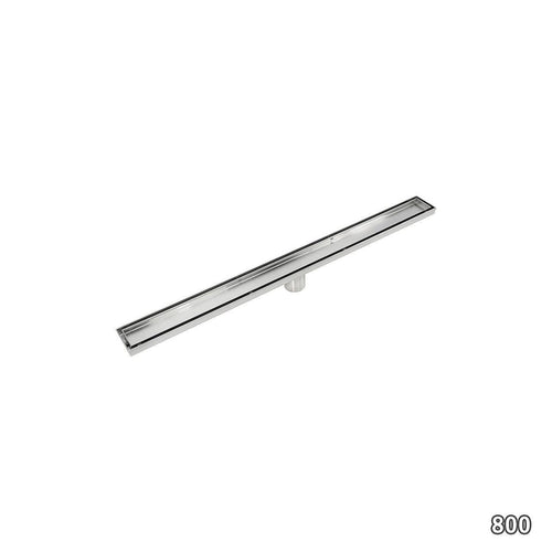 80cm Tile Insert Stainless Steel Grate Drain w/Centre outlet Floor Waste 