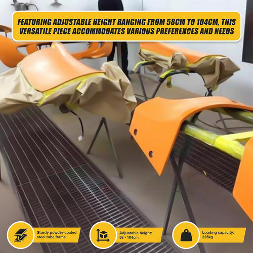 Fender Work Bench Panel Stand Curved Legs Panel Repair Beating Spray Painting