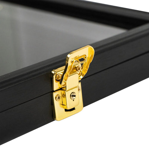 80cm Wall Mounted Lockable Jersey Display Case for Sports Memorabilia & Signed Shirts