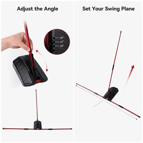 Golf Swing Trainer Portable Multi Functional Alignment Training Aid