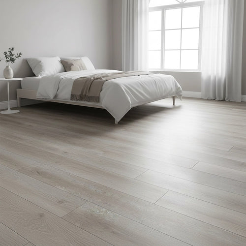 Vinyl Floor Tiles Wood Grain Maple Look  – 16 Pack Peel & Stick Flooring