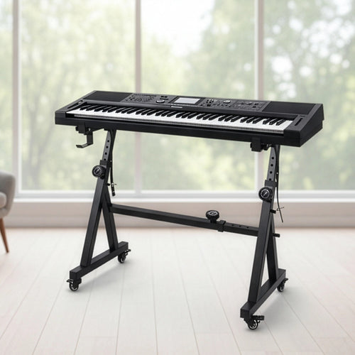 Z-Style Keyboard Stand – Heavy Duty Adjustable Piano Stand for Digital & Portable Keyboards