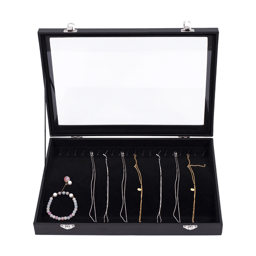 Jewellery Display Box Case for Rings Bracelets Necklaces Retail