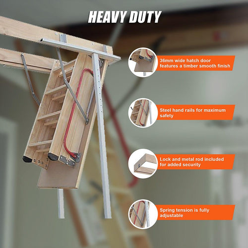 Attic Loft Ladder - 2.2m - 2.7m