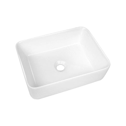 Ceramic Above Counter Bathroom Basin White 48cm
