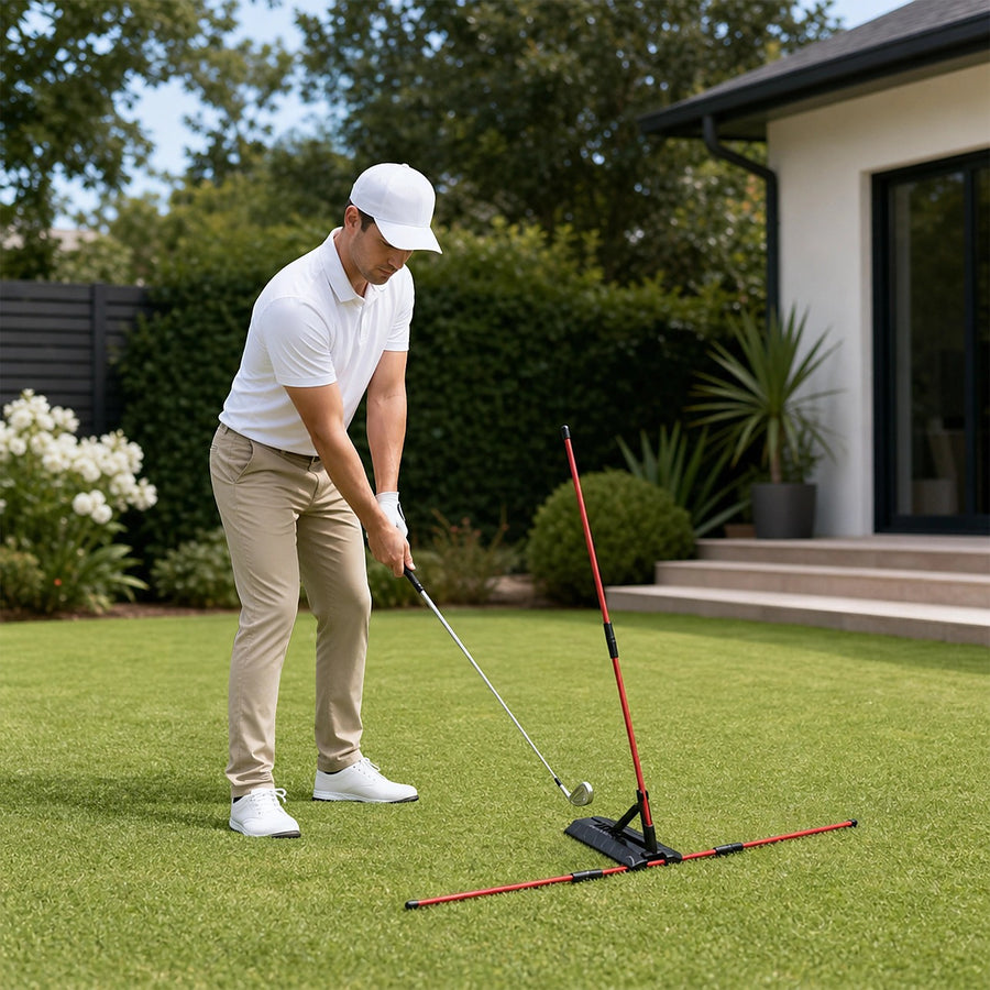 Golf Swing Trainer Portable Multi Functional Alignment Training Aid