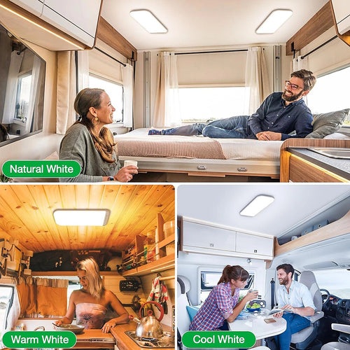 RV Interior LED Ceiling Light - Bright & Energy-Efficient for Motorhomes