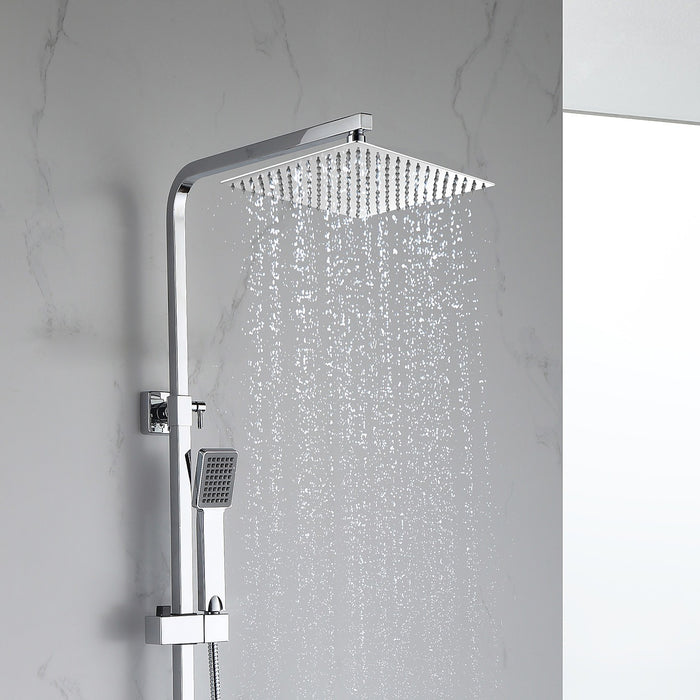 300mm Shower Head Square 304SS Polished Chrome Finish