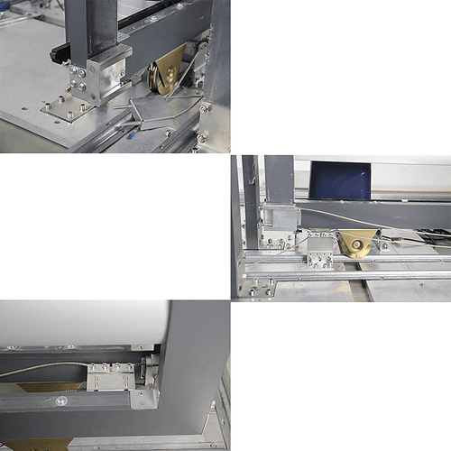 Telescopic Sliding Gate Pulley System