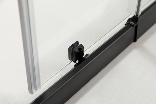 Adjustable (1850x1010mm) Single Door Sliding Glass Shower Screen with