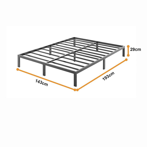 Double Heavy-Duty Steel Bed Frame Base for Australian Mattresses