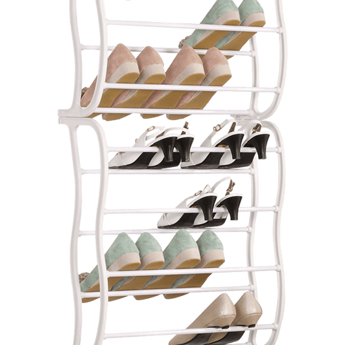 36 Pair Shoe Holder Organiser Over The Door Hanging Rack