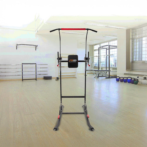 Power Tower Chin Up Bar Push Pull Up Knee Raise Weight Bench Gym Station