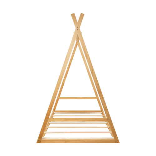 Kids Tent Montessori Toddler Floor Bed Wooden Bedframe