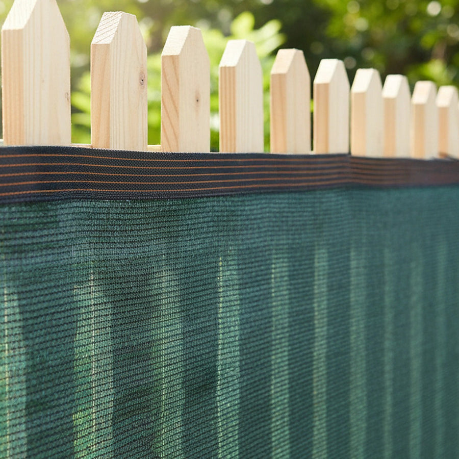 20m x 2m Fence Windscreen Privacy Shade Cover – Dark Green Fabric Mesh for Garden, Patio & Outdoor Areas