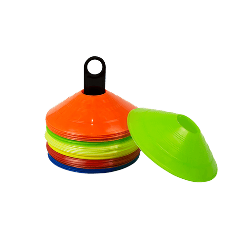 60 Pack Sports Training Discs Markers Cones Soccer AFL Exercise Personal Fitness