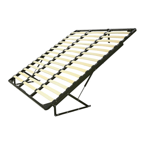 Gas Lift Bed Mechanism – King Bed Frame with Wooden Slats