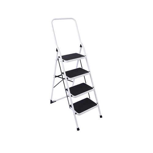 Foldable Non Slip 4 Step Steel Ladder