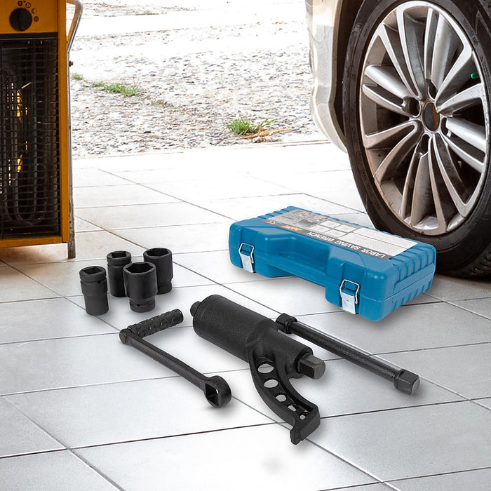 1:58 Torque Multiplier Set Wrench Lug Nut Labour Saving Lugnuts 4 Sockets