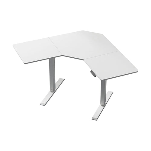 L Shaped Sit Stand Desk Electric Height Adjustable Corner Table