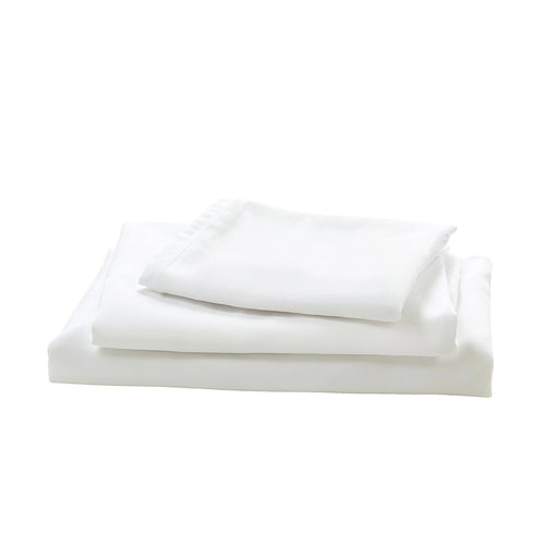 Queen 4 Piece Microfiber Sheet Set Deep Pocket White