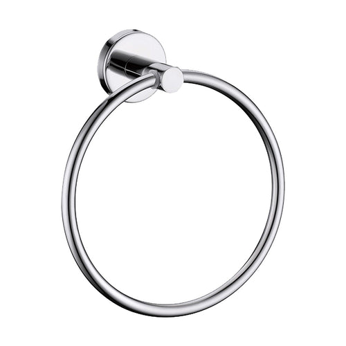 Classic Chrome Towel Bar Rail Ring Bathroom 
