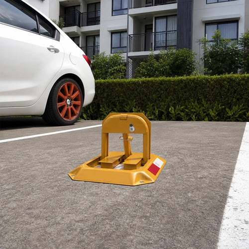 Parking Space Lock Folding Barrier Bollard – Secure Driveway Protector for Car Parks & Private Spaces