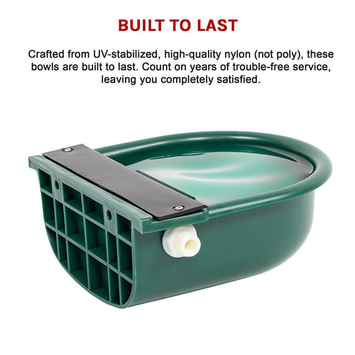 4L Water Trough Bowl with Automatic Float Valve 