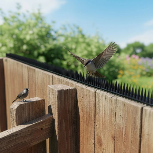 12pc Bird Spikes Human Cat Possum Mouse Pest Control Spiked Fence Wall Deterrent