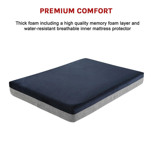 Memory Foam Dog Bed 12cm Thick Large Orthopedic Dog Pet Beds Waterproof Big