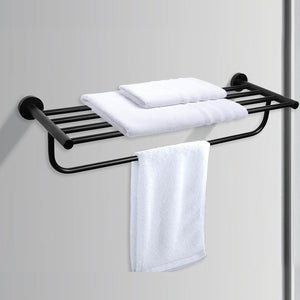 Classic Towel Bar Rail Bathroom Matte Black Finish   