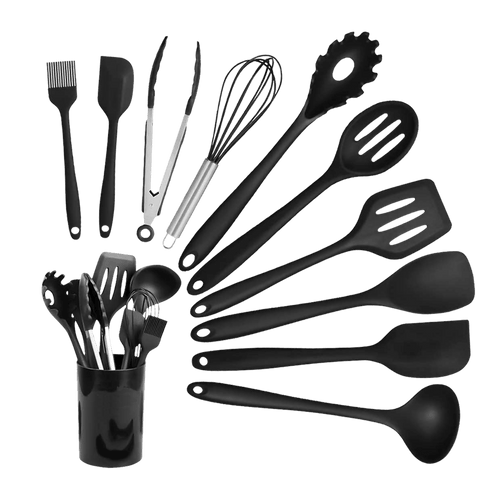 11pcs Kitchen Utensil Set Silicone Heat-Resistant Non-Stick Kitchen Utensils kit