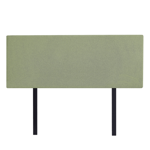 Linen Fabric Rectangular Double Bed Deluxe Headboard Bedhead Olive Green 