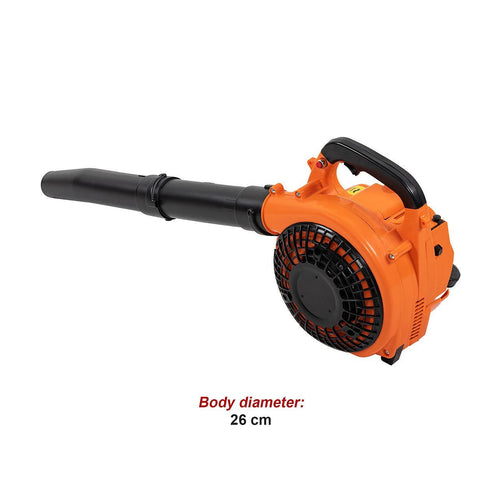 Petrol Leaf Blower 25.4cc 2-Stroke Petrol Hand Garden Yard Outdoor 