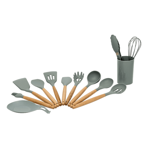 13x Kitchen Utensils for Cooking Baking Silicone Set