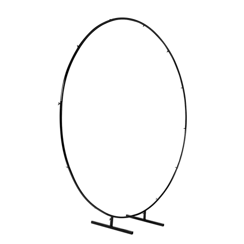 2M Wedding Hoop Round Circle Arch Backdrop Flower Display Stand Frame Background Black