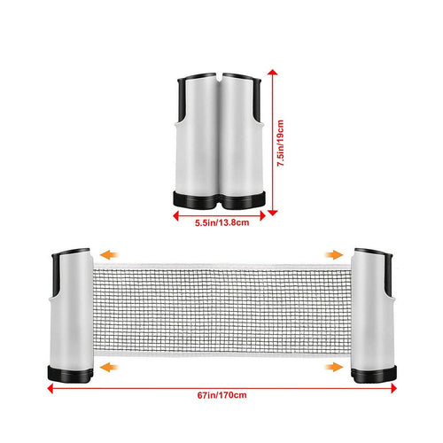 Table Tennis Game Indoor Portable Travel Ping Pong Ball Set Extendable