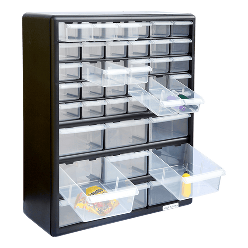 Storage Cabinet Drawers 39 Plastic Tool Box Containers Organiser Cupboard 